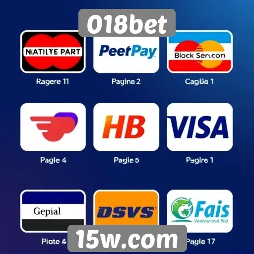 Métodos de pagamento aceitos na 018bet